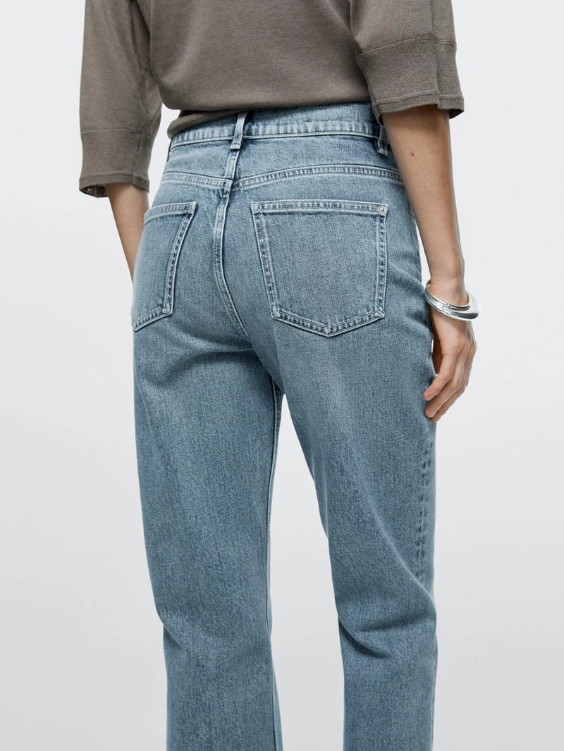 Джинсы с высокой посадкой boot-cut