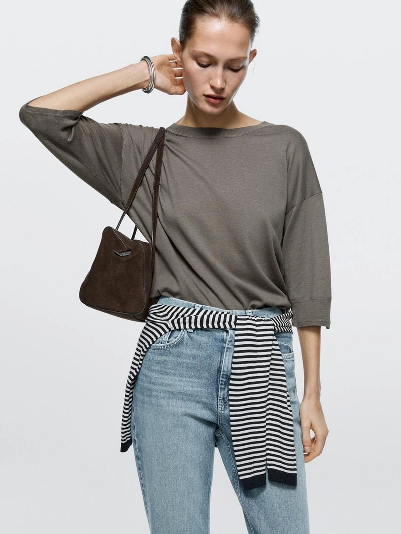 Джинсы с высокой посадкой boot-cut