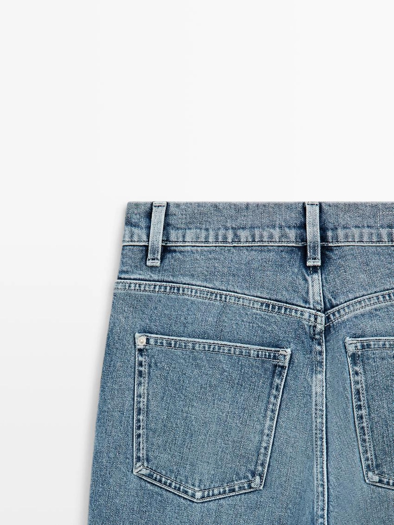 Джинсы с высокой посадкой boot-cut