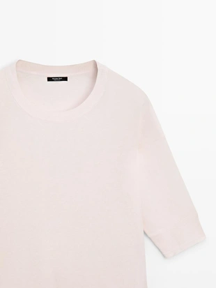 Вязаный свитер из хлопкового смесового волокна- Заказать в России