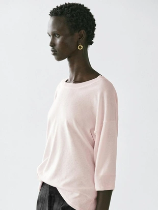 Вязаный свитер из хлопкового смесового волокна- Заказать в России