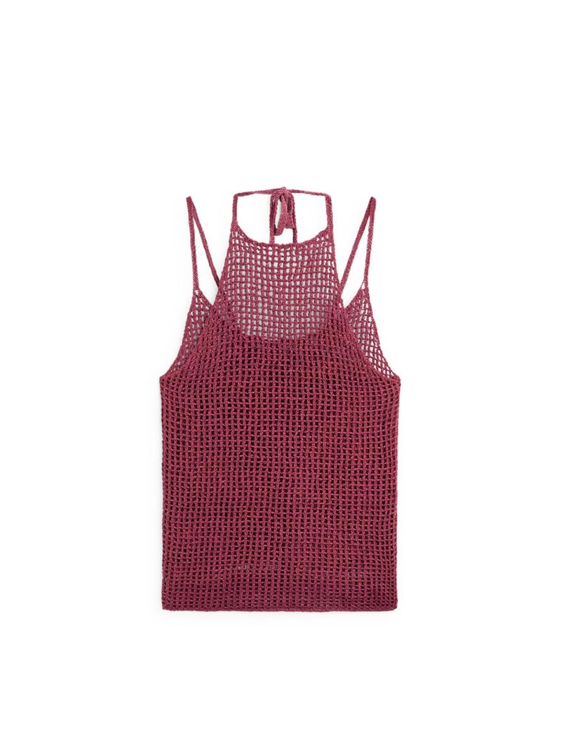 Топ с вязаным узором