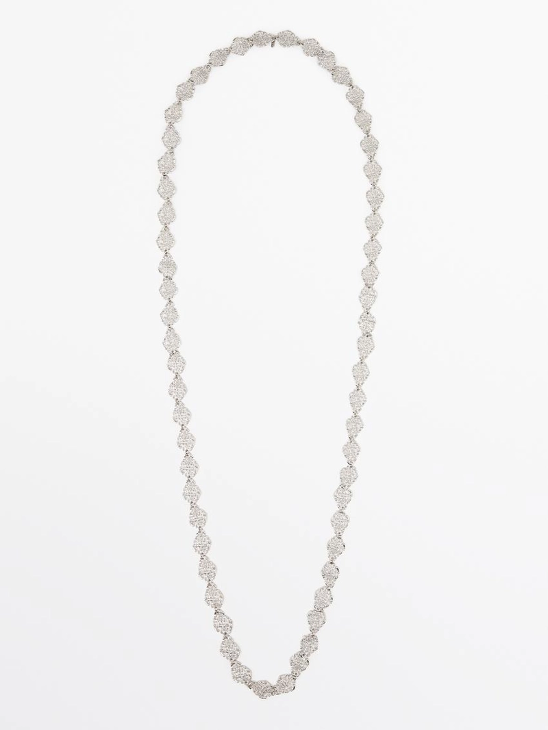 Длинное многофункциональное кружевное ожерелье