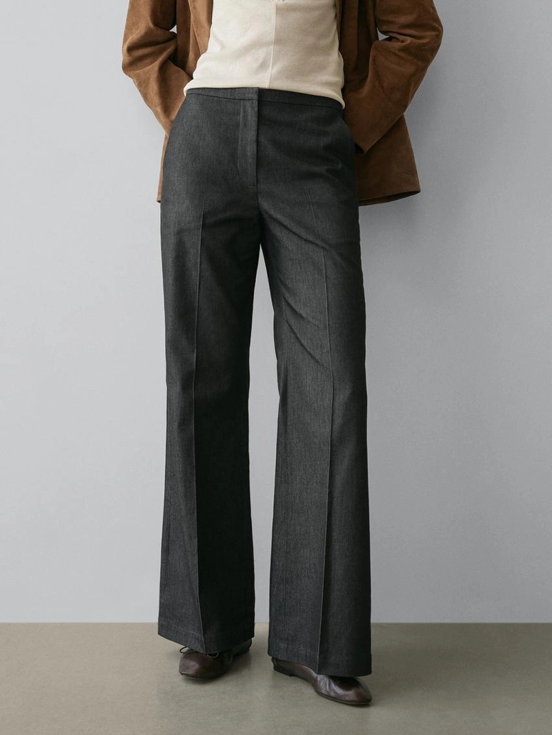 Брюки со свободным силуэтом