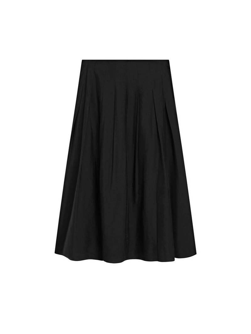 Юбка-миди с рельефами и складками