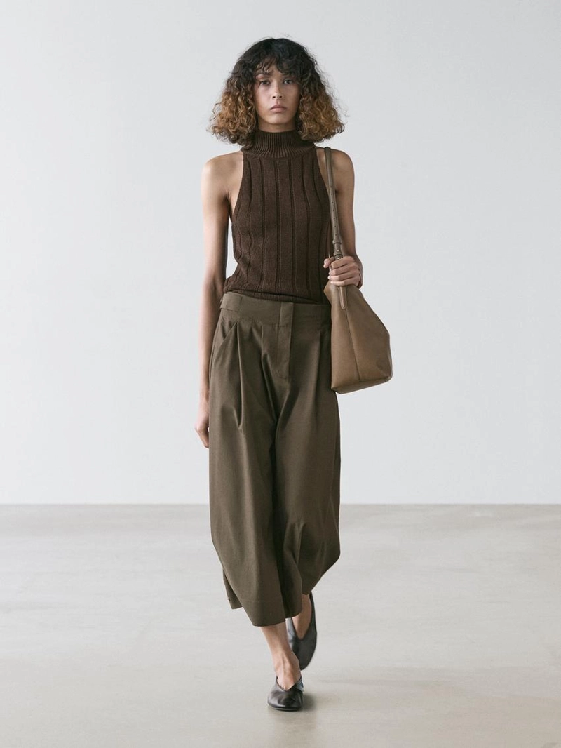 Юбка-миди с проймой