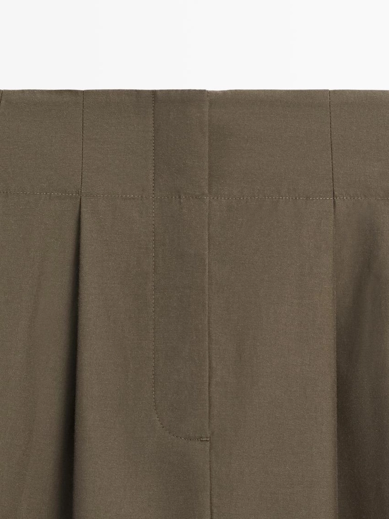 Юбка-миди с проймой