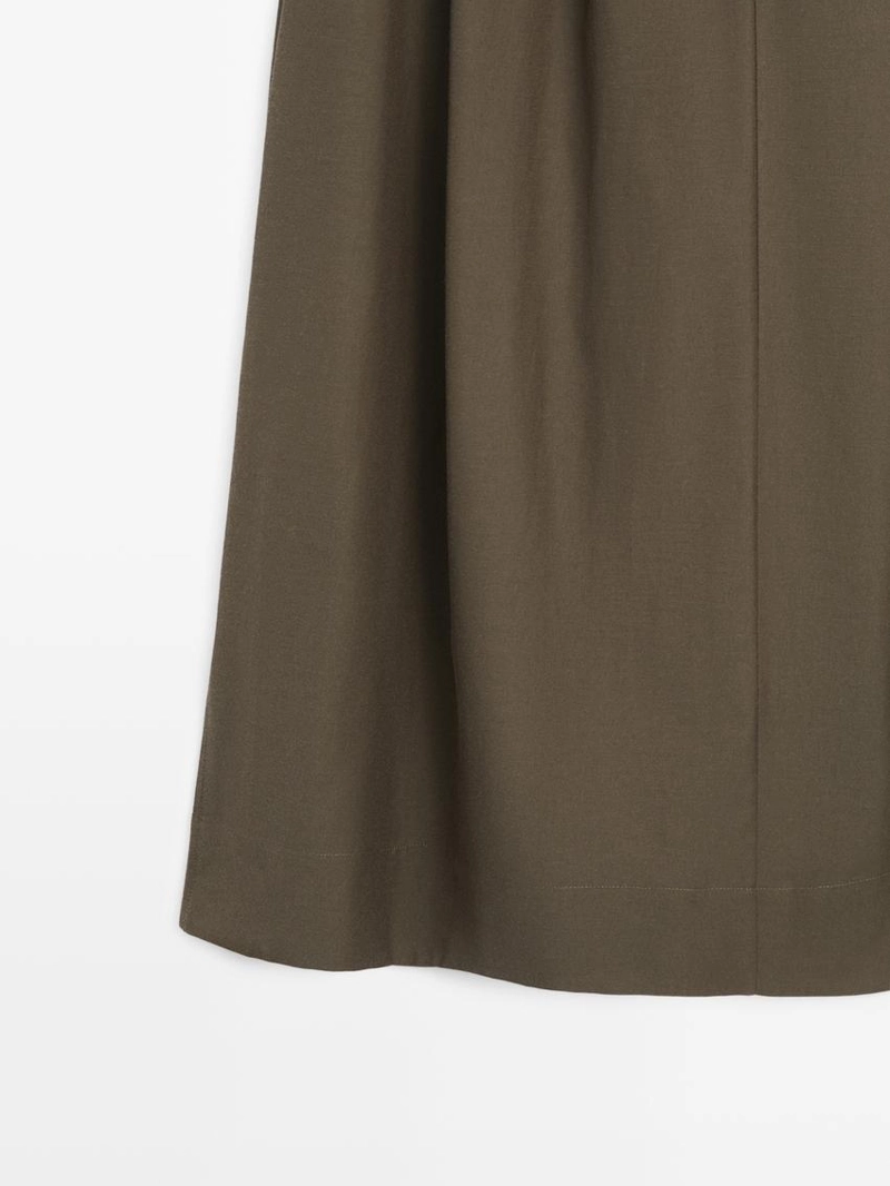 Юбка-миди с проймой