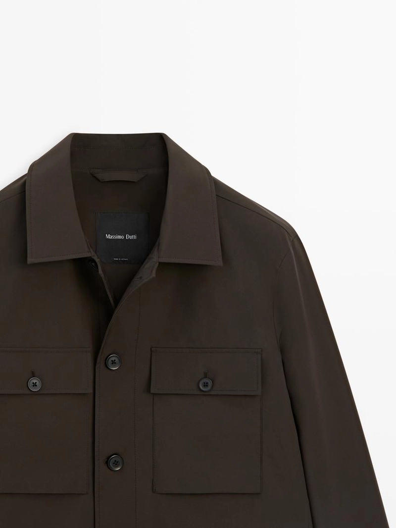 Короткая куртка с деталями карманов