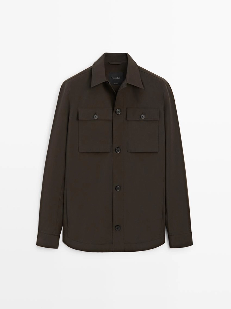 Короткая куртка с деталями карманов