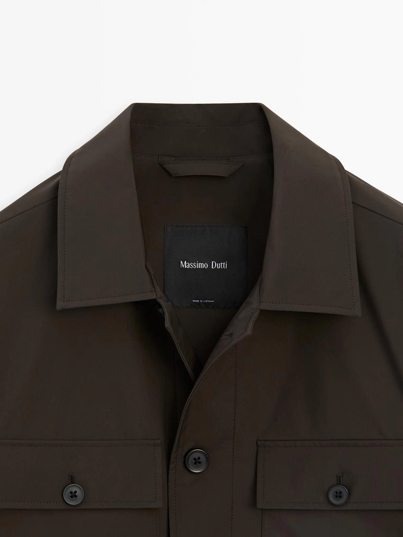 Короткая куртка с деталями карманов