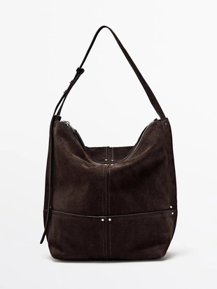 Сумка из разделанной замши- Заказать в России