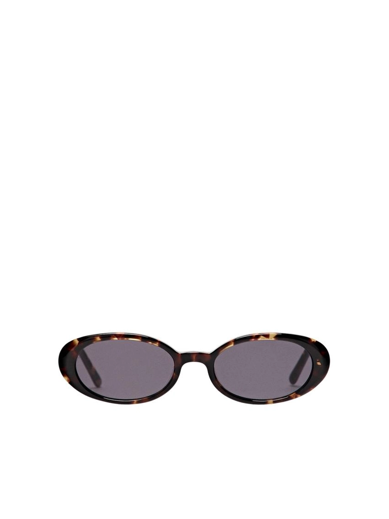 Очки с эффектом черепашьего панциря мини овальной формы