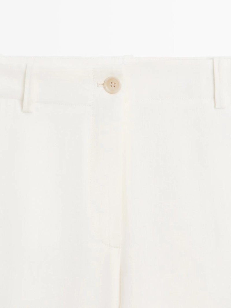 Брюки для льняного костюма