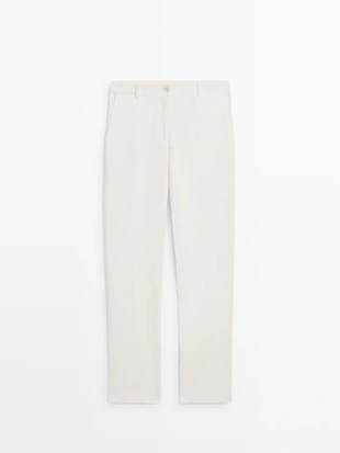 Купить Massimo Dutti Брюки для льняного костюма