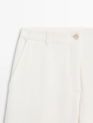 Брюки для льняного костюма- Заказать в России