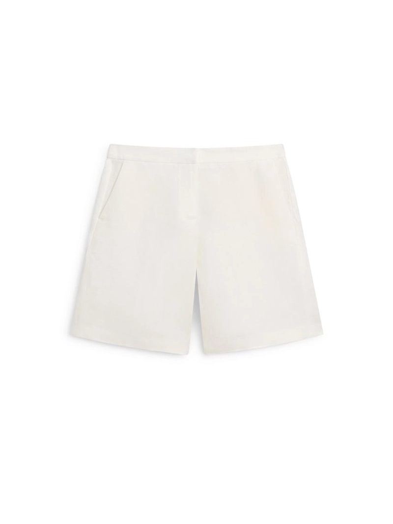 Длинные льняные бермуды