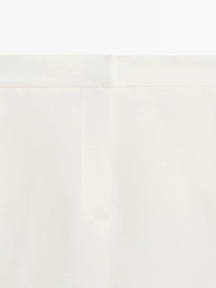 Длинные льняные бермуды- Заказать в России