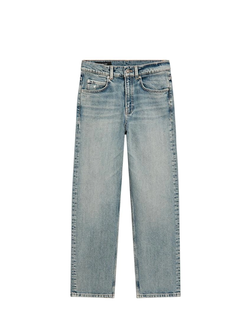 Джинсы прямого кроя средней посадки