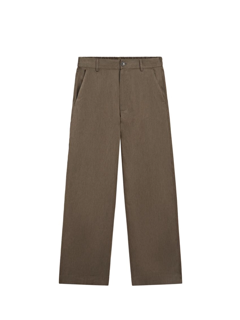 Брюки со свободной посадкой на резинке