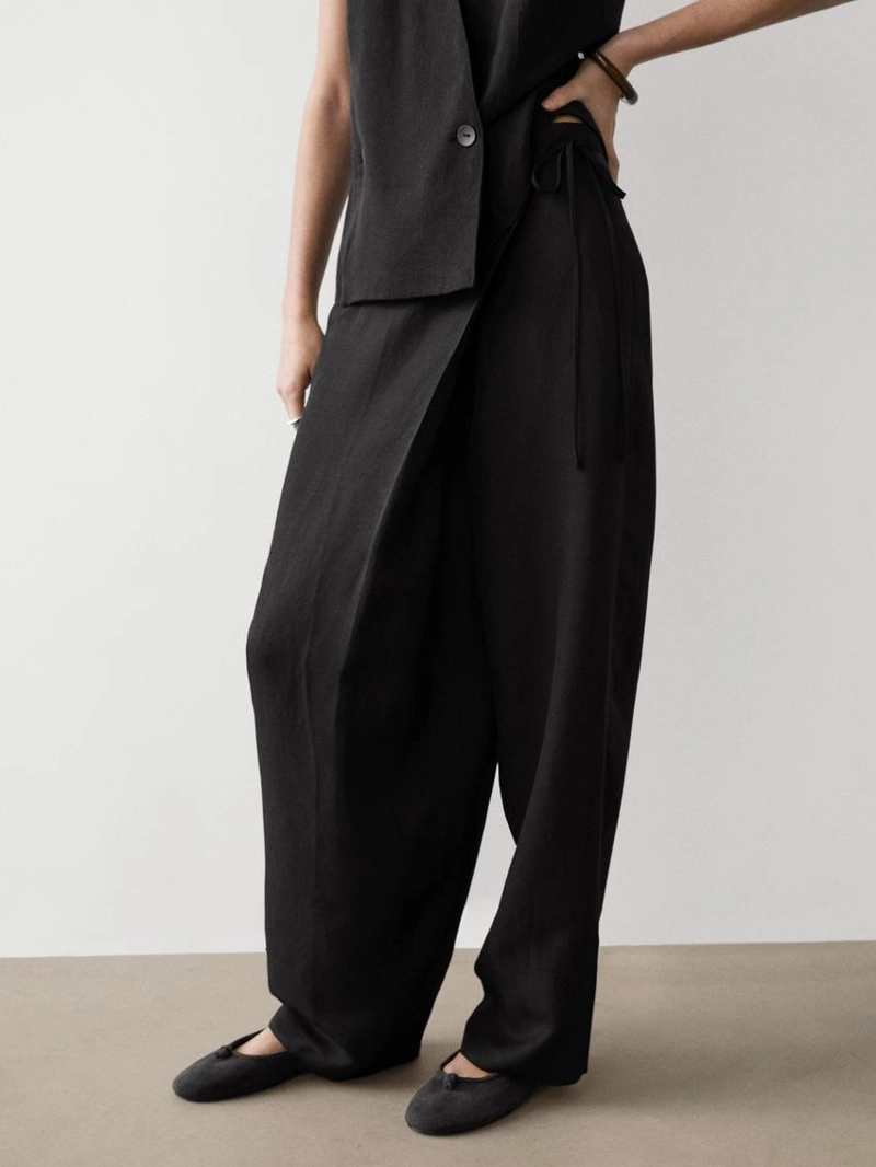 Плавные брюки-парео