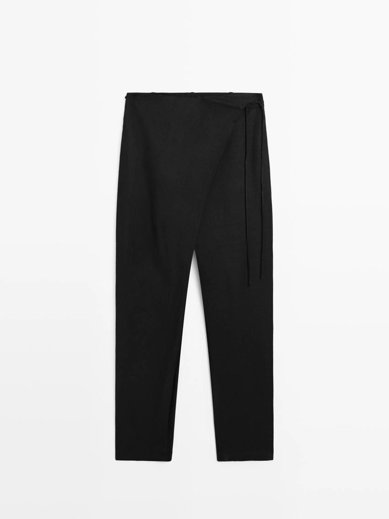 Плавные брюки-парео