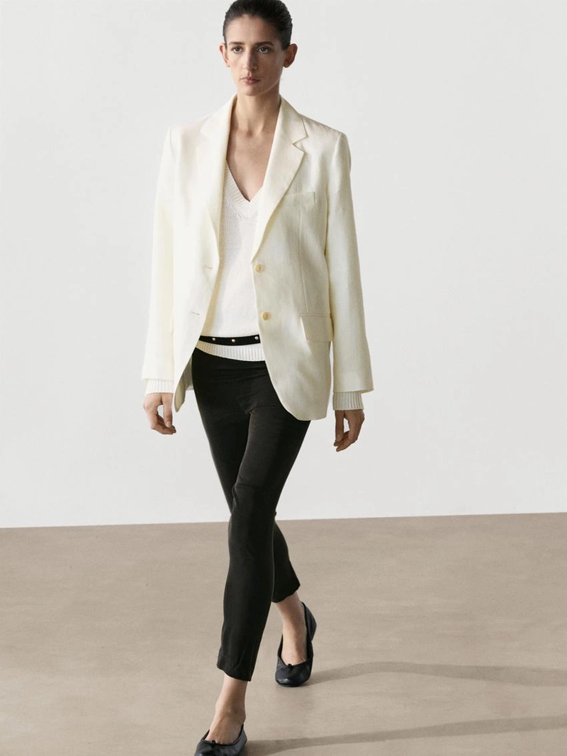 Лосины из шелково-вискозной смеси