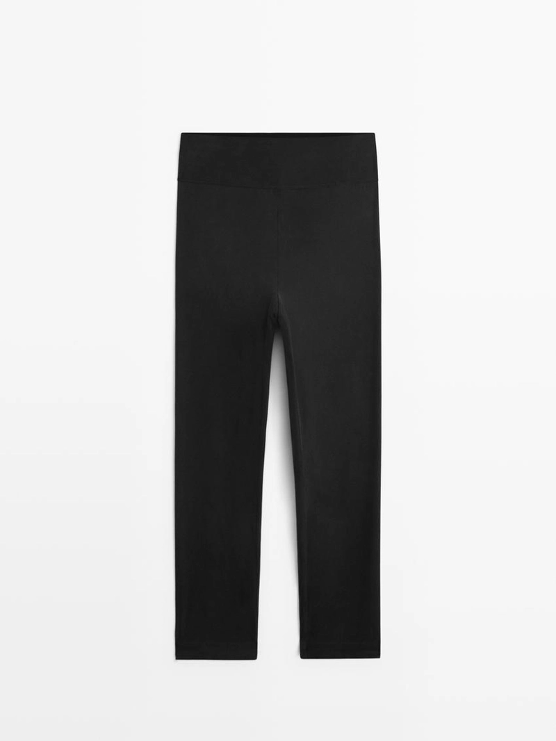 Лосины из шелково-вискозной смеси