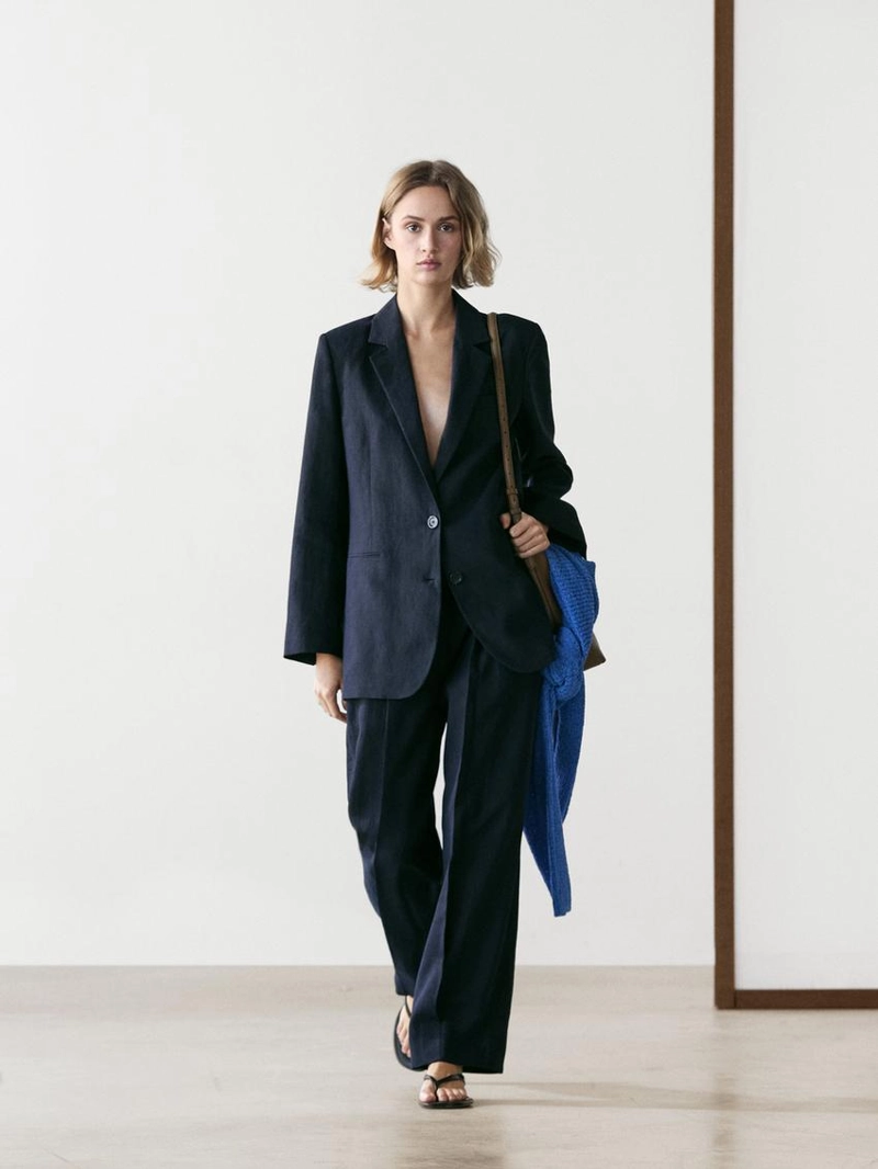 Льняные брюки для костюма