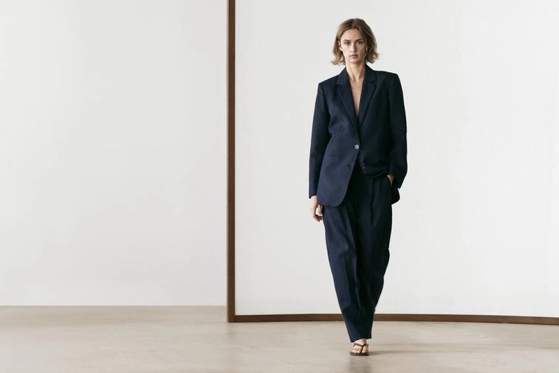 Льняные брюки для костюма