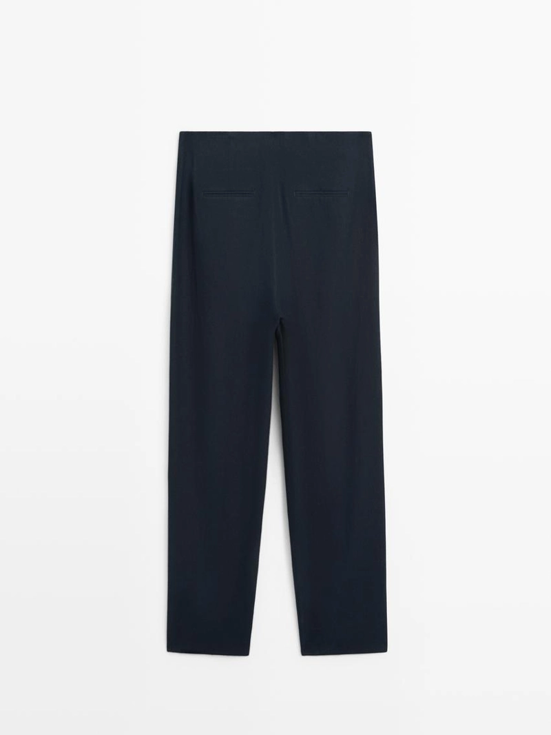 Льняные брюки для костюма