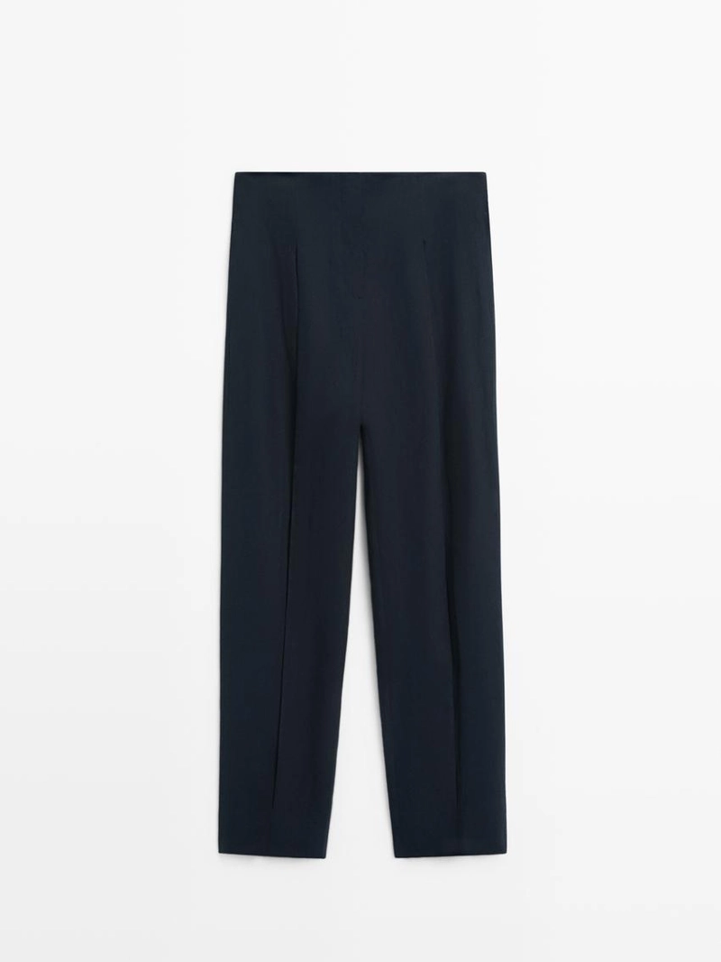 Льняные брюки для костюма