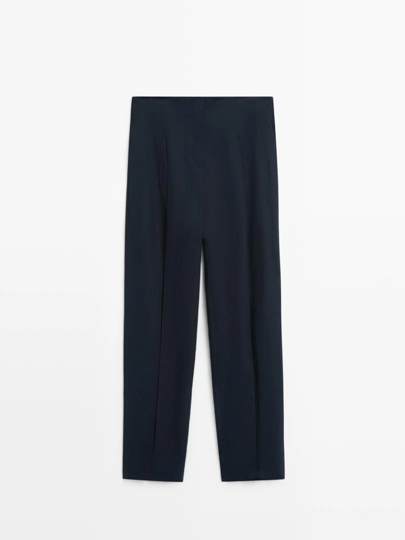 Льняные брюки для костюма