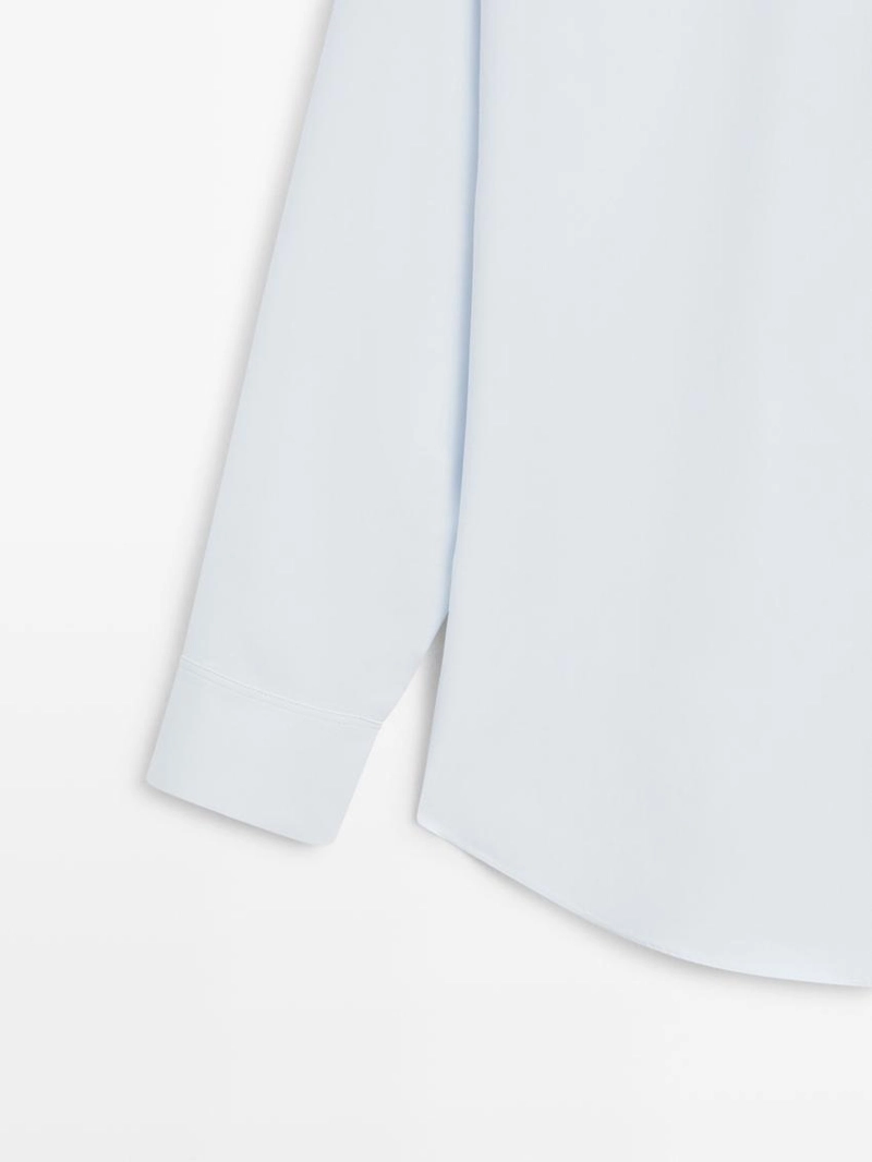 Рубашка из поплина и хлопковой смеси