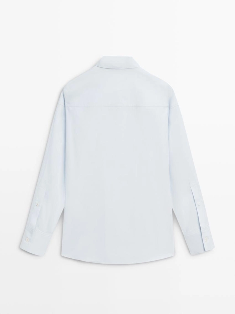 Рубашка из поплина и хлопковой смеси