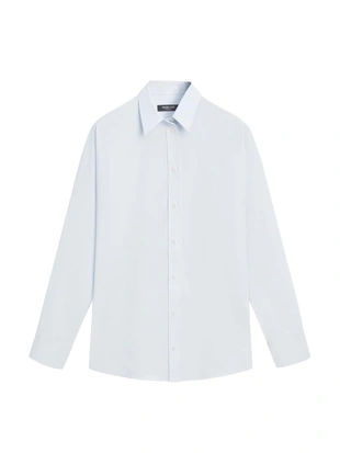 Рубашка из поплина и хлопковой смеси- Заказать в России