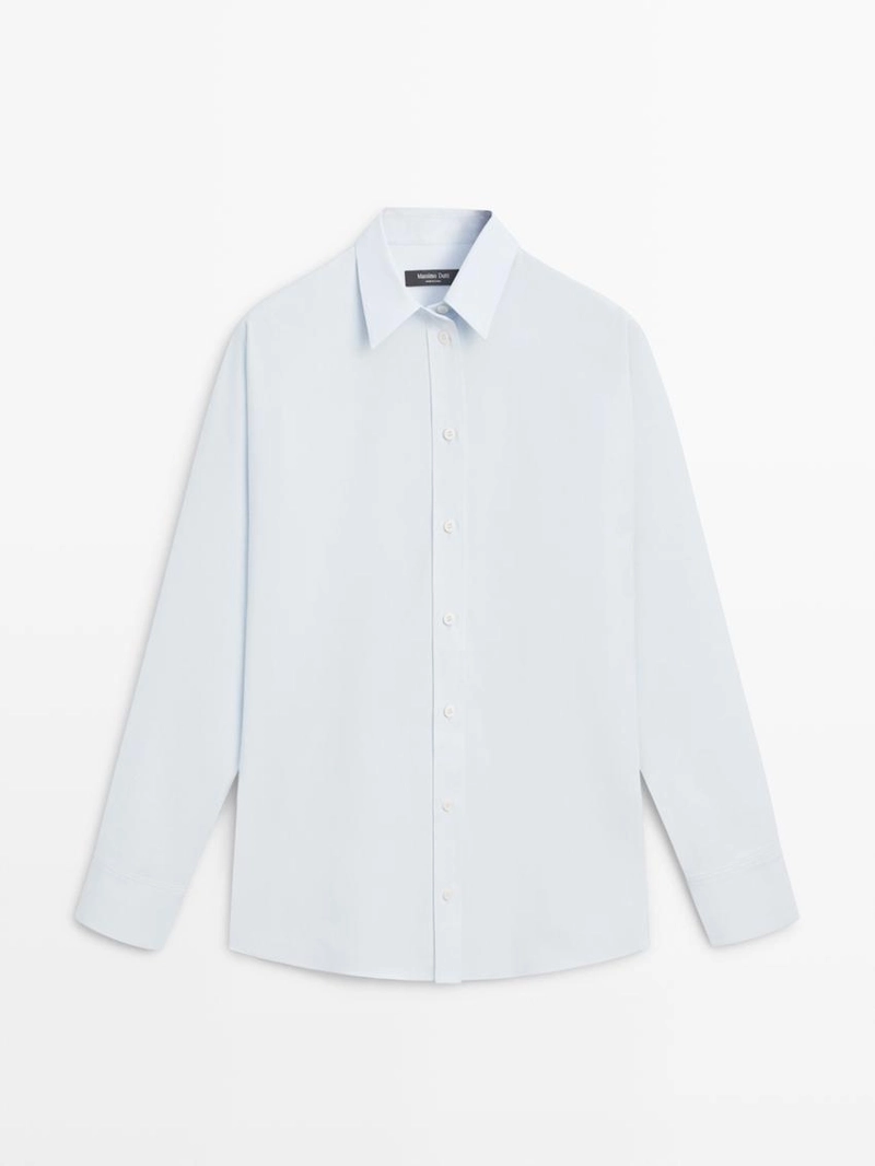 Рубашка из поплина и хлопковой смеси