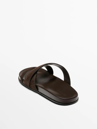 Сандалии на кожаной подошве- Заказать в России