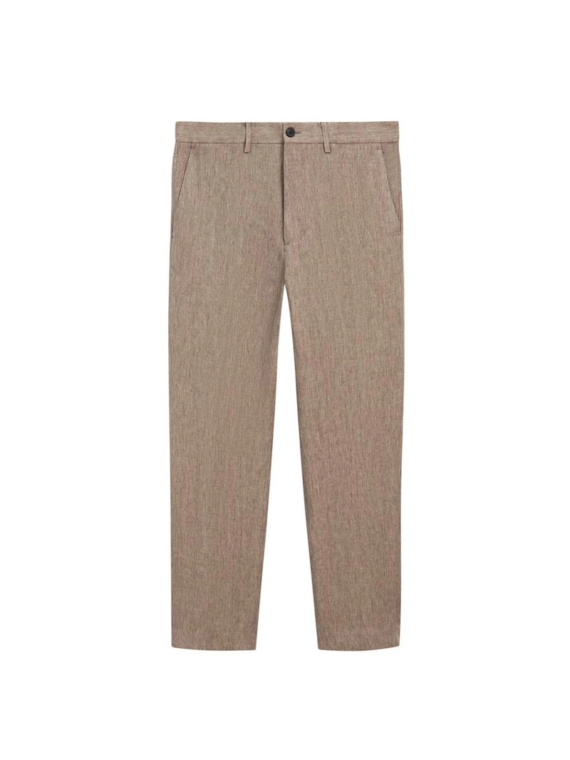 Брюки костюмные из льна
