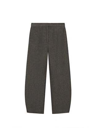 Льняные брюки прямого кроя- Заказать в России