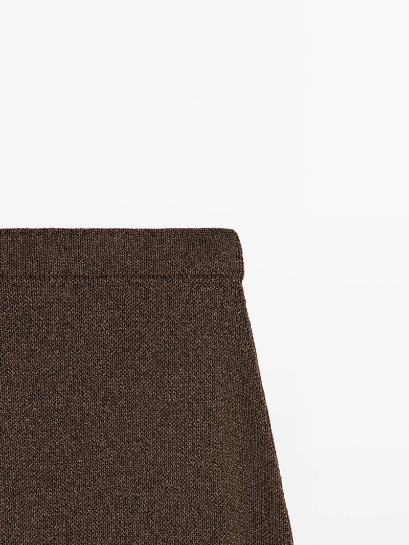 Длинная юбка из хлопкового микса