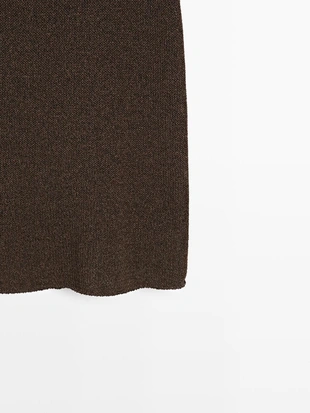 Длинная юбка из хлопкового микса- Заказать в России