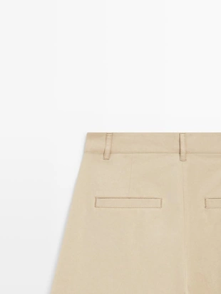 Широкие брюки с защипами- Заказать в России