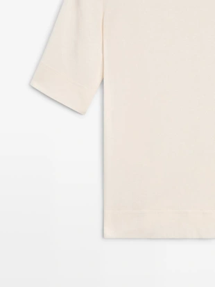 Футболка из хлопкового смесового материала- Заказать в России