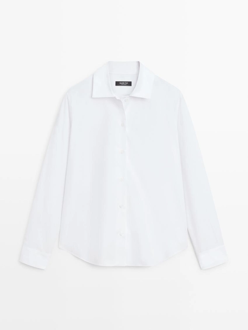 Рубашка из хлопкового поплина