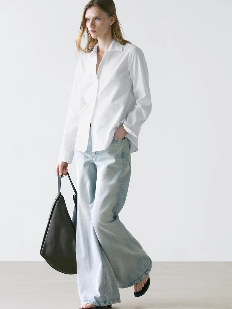 Рубашка из хлопкового поплина