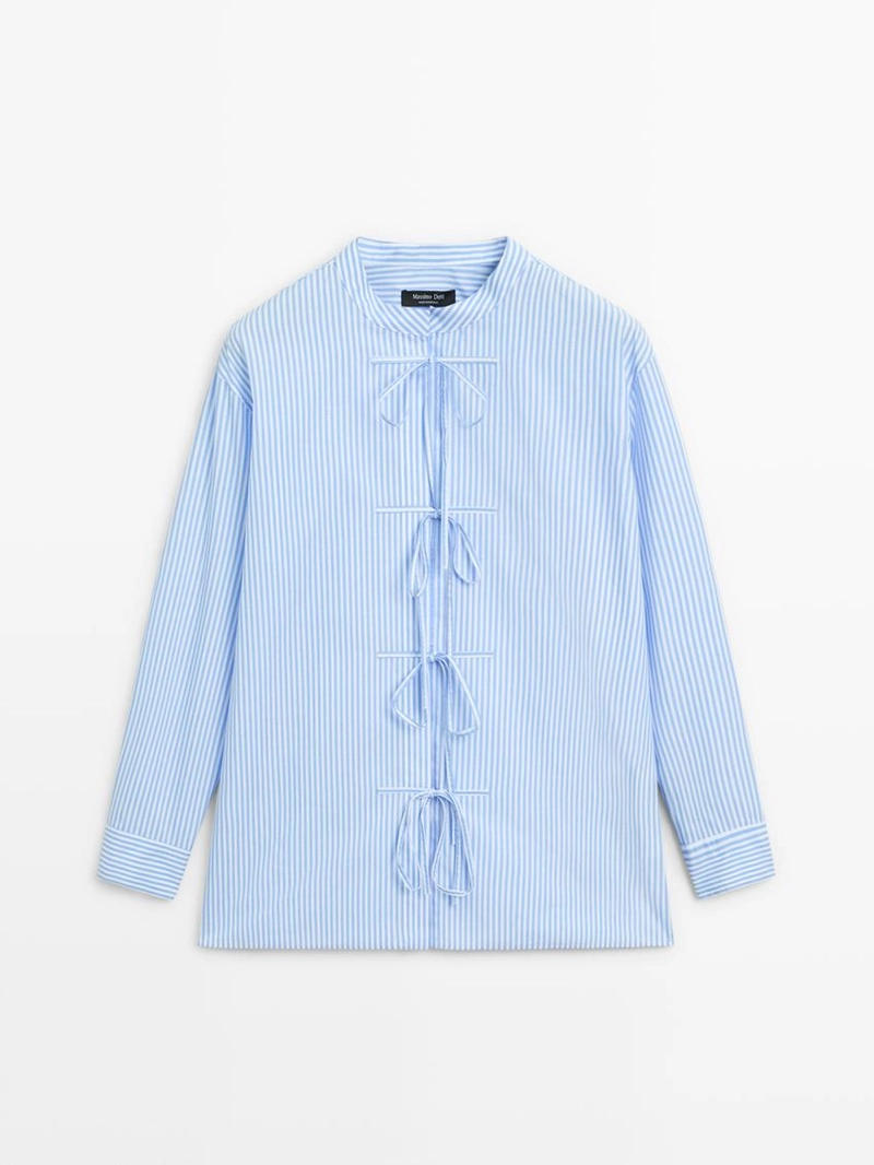 Рубашка в полоску из 100% хлопка