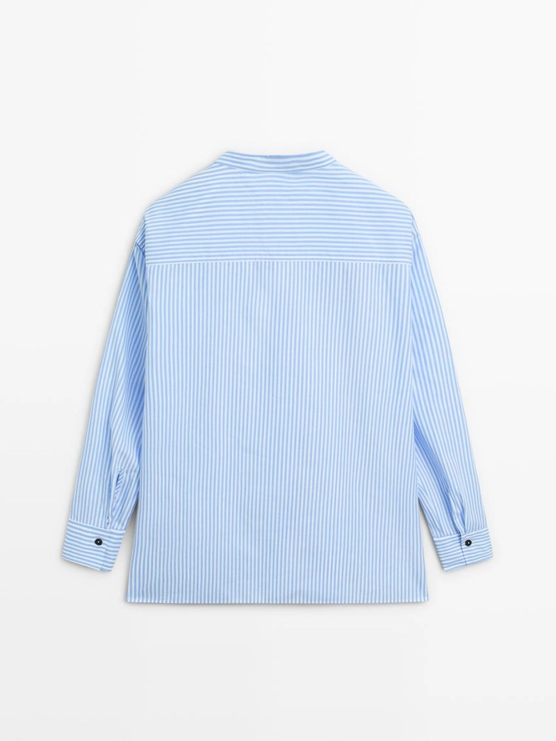 Рубашка в полоску из 100% хлопка