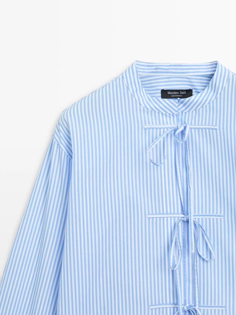 Рубашка в полоску из 100% хлопка