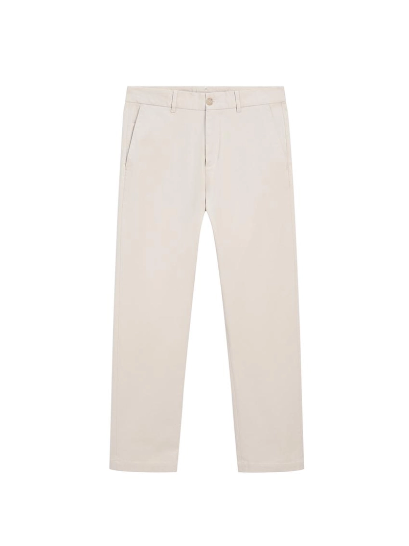 Хлопковые зауженные брюки со смесью тканей